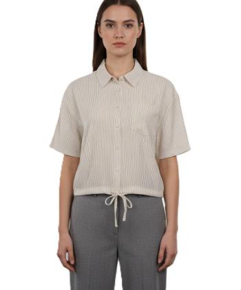 شومیز آستین کوتاه زنانه جین وست مدل 52233501