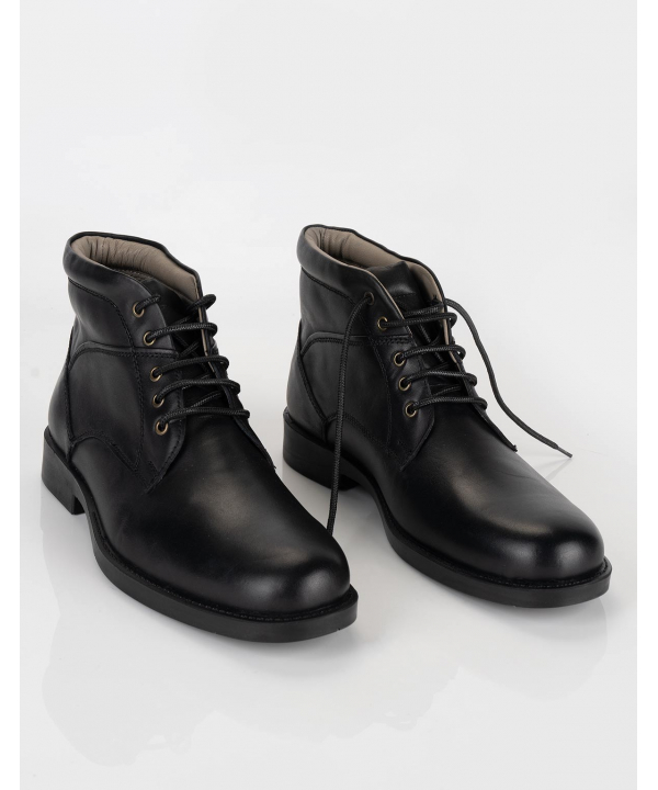 نیم بوت چرم مردانه شهر چرم Leather City مدل F6038
