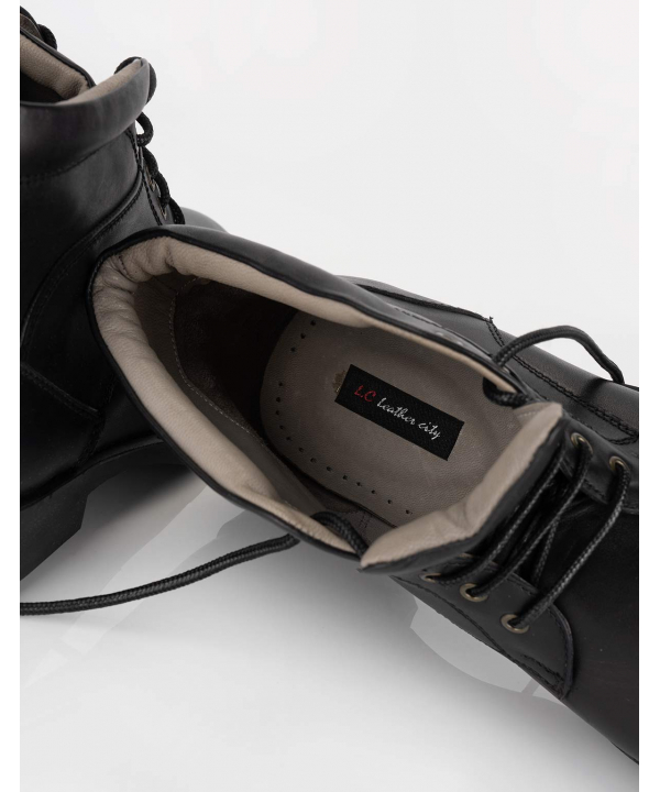 نیم بوت چرم مردانه شهر چرم Leather City مدل F6038