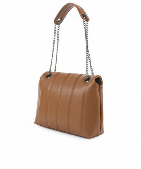 کیف دوشی چرم طبیعی زنانه نوین چرم Novin Leather مدل آناهید