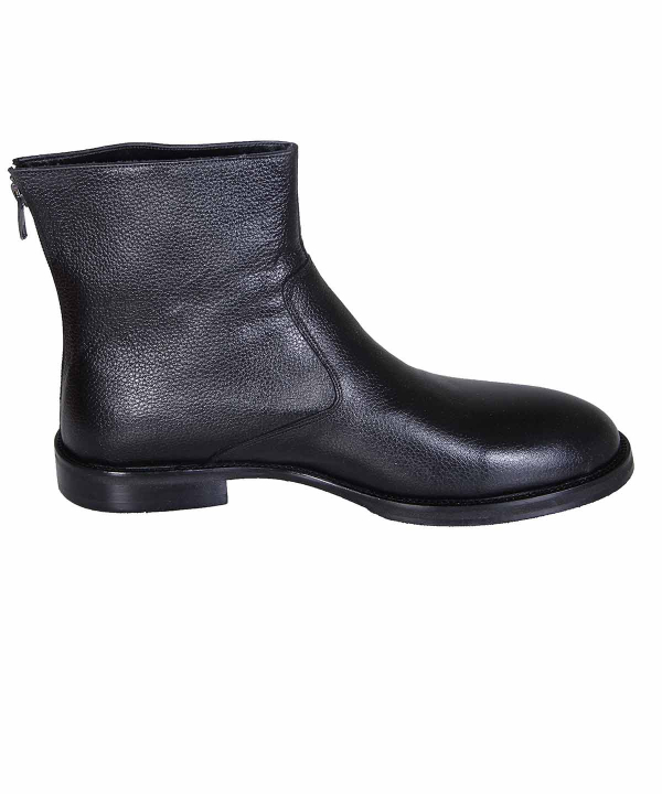 نیم بوت چرم مردانه شهر چرم Leather City مدل GH905