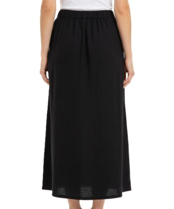 دامن بلند لینن زنانه بهبود مدل AM-BEH-402105