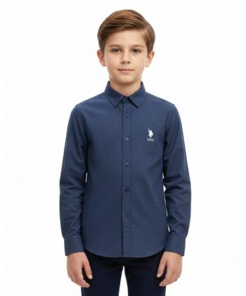 پیراهن پسرانه یو اس پولو کیدز مدل 3035C1