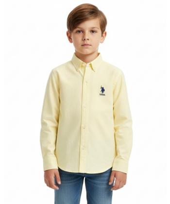پیراهن پسرانه یو اس پولو کیدز مدل 3035C1