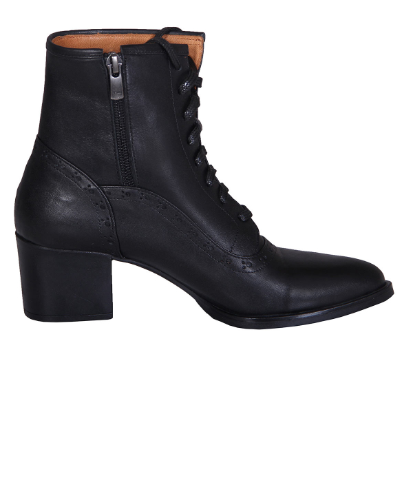 نیم بوت چرم زنانه شهر چرم Leather City مدل IR01031