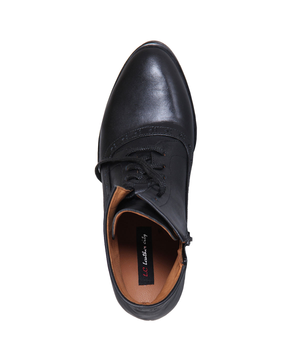 نیم بوت چرم زنانه شهر چرم Leather City مدل IR01031