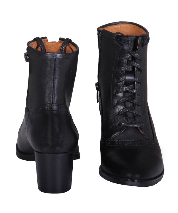 نیم بوت چرم زنانه شهر چرم Leather City مدل IR01031