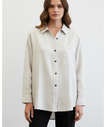 شوميز لينن زنانه بهبود مدل 701640