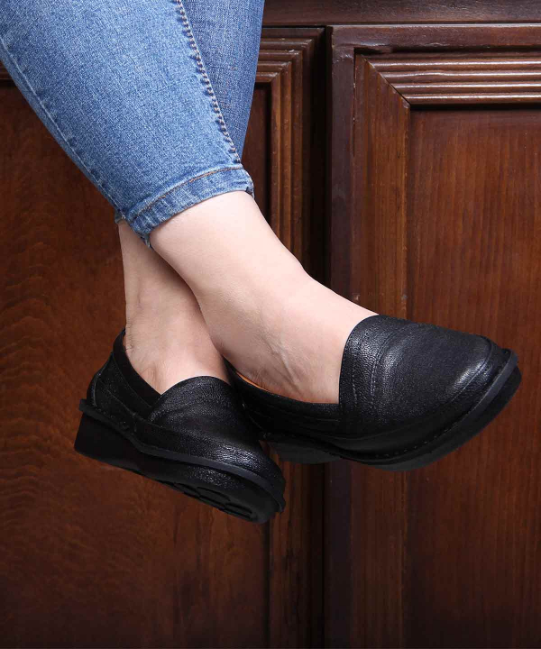 کفش چرم زنانه شهر چرم Leather City مدل IR01033