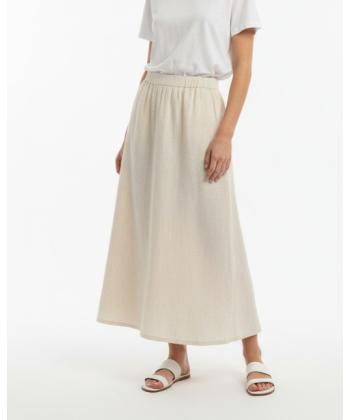 دامن بلند لینن زنانه بهبود مدل AM-BEH-402105