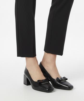 كفش پاشنه بلند زنانه چرم طبيعي منط مدل z328