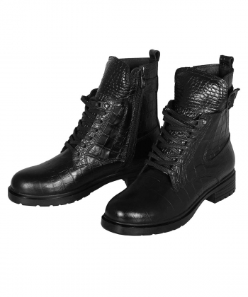 نیم بوت چرم زنانه شهر چرم Leather City مدل KC32