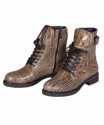 نیم بوت چرم زنانه شهر چرم Leather City مدل KC32
