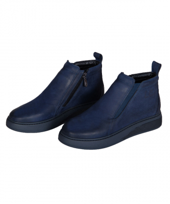 نیم بوت چرم زنانه شهر چرم Leather City مدل KE51