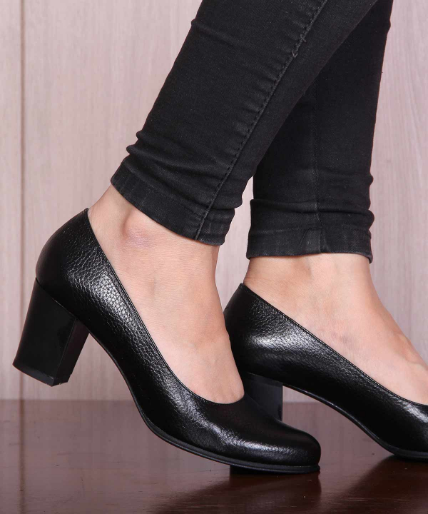 کفش پاشنه بلند زنانه شهر چرم Leather City مدل PC474