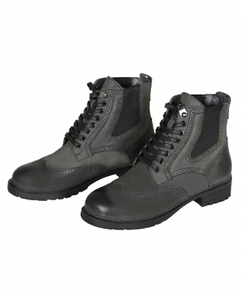 نیم بوت چرم زنانه شهر چرم Leather City مدل KC33