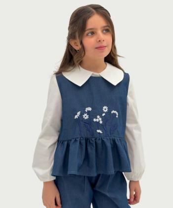 شومیز دخترانه ملورینا مدل 43106