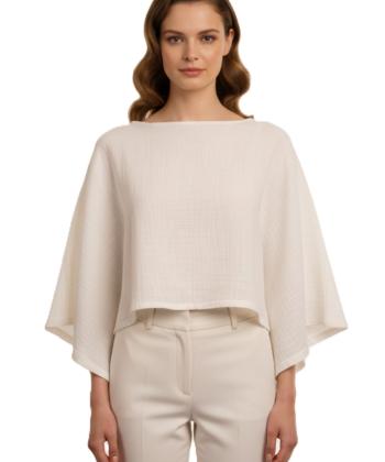 بلوز لينن زنانه بهبود مدل 711034