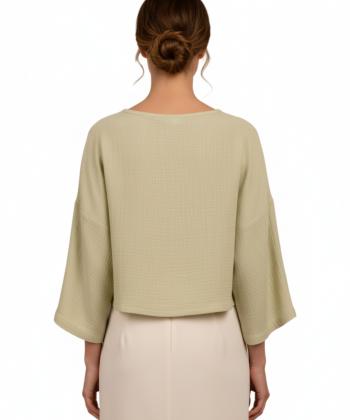 بلوز لينن زنانه بهبود مدل 711034