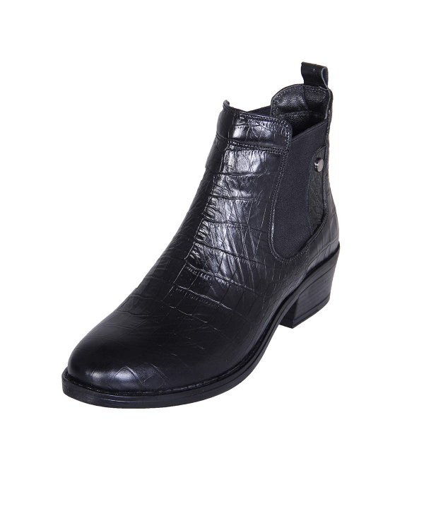 نیم بوت چرم زنانه شهر چرم Leather City مدل KD41