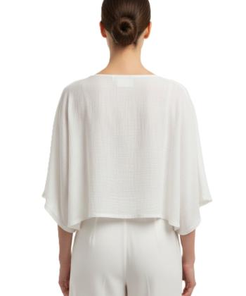 بلوز لينن زنانه بهبود مدل 711034