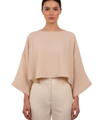 بلوز لينن زنانه بهبود مدل 711034