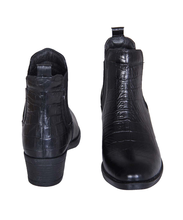 نیم بوت چرم زنانه شهر چرم Leather City مدل KD41