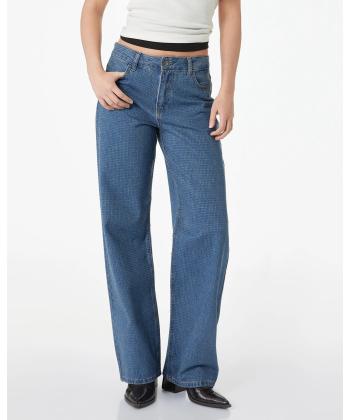 شلوار جین نگین  دار زنانه کوتون مدل 6SAL40100MD