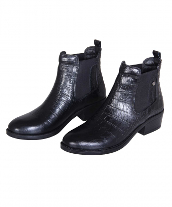نیم بوت چرم زنانه شهر چرم Leather City مدل KD41