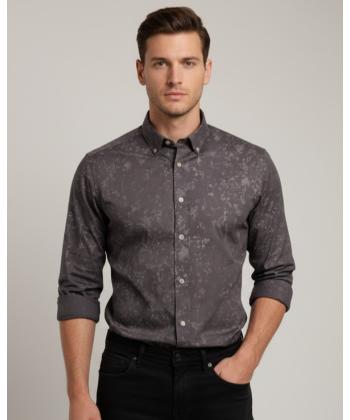 پیراهن آستین بلند مردانه پیرکاردین مدل SHM90204209