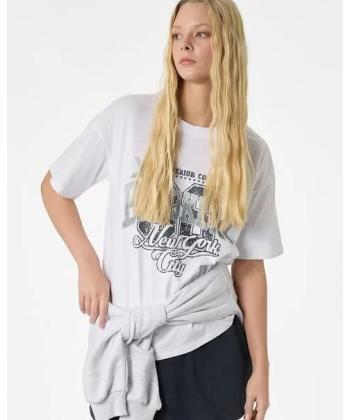 تیشرت زنانه کوتون مدل 6SAL10122IK