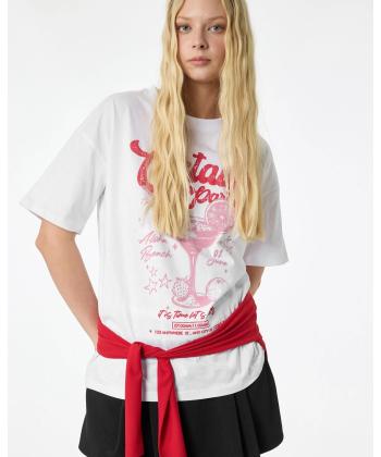 تیشرت زنانه کوتون مدل 6SAL10054IK