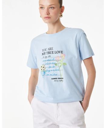 تیشرت زنانه کوتون مدل 6SAK50040EK