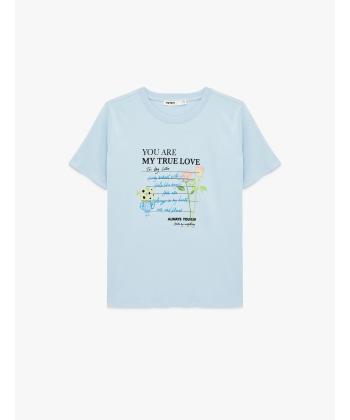 تیشرت زنانه کوتون مدل 6SAK50040EK