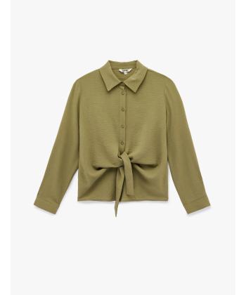 شومیز آستین بلند زنانه کوتون مدل 6SAK60097PW