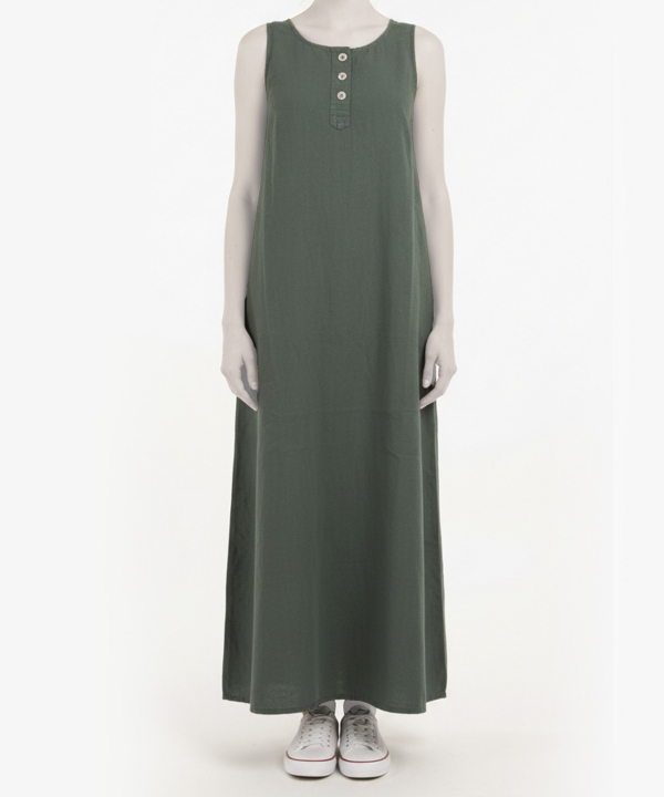 پیراهن لینن زنانه بهبود مدل 905091