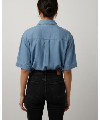 شومیز جین زنانه جین وست کد 52233502