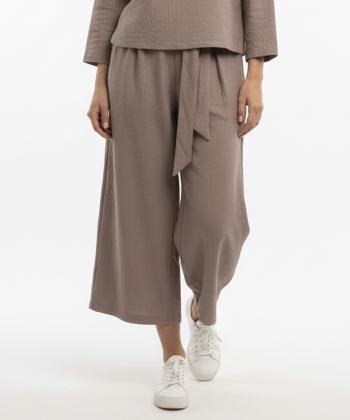 دامن شلواري لينن زنانه بهبود مدل 404081