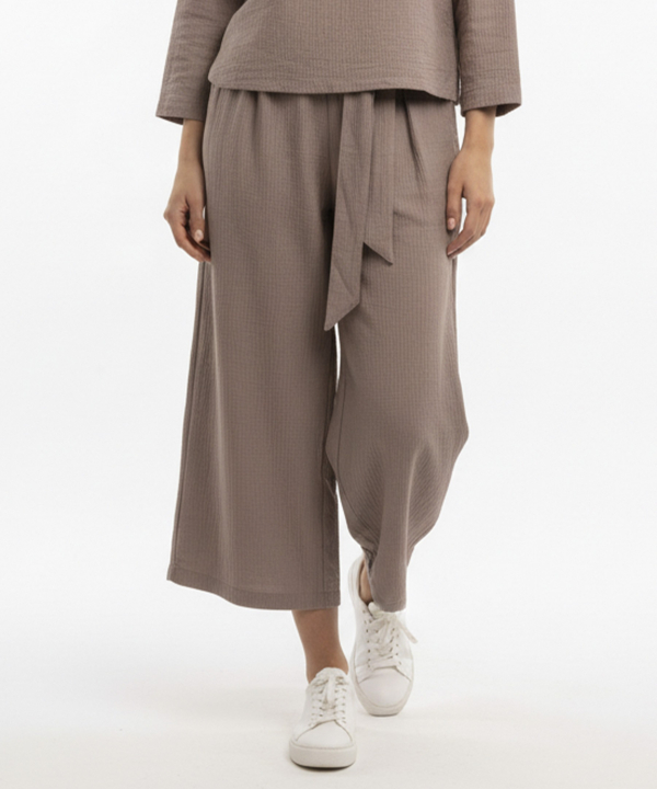 دامن شلواري لينن زنانه بهبود مدل 404081