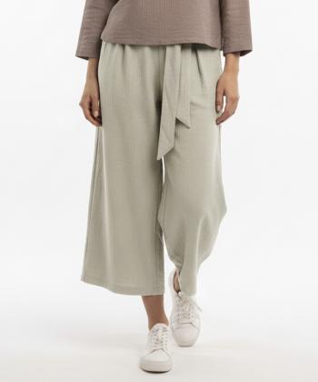 دامن شلواري لينن زنانه بهبود مدل 404081