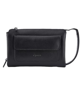 كيف پاسپورتي چرم طبيعي مردانه كروكو مدل GUCCI NEW