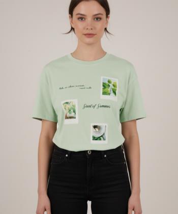 تيشرت زنانه جين وست كد 52273515