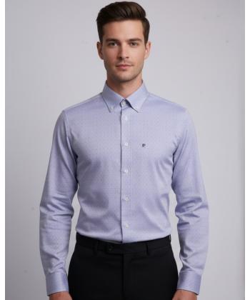 پیراهن آستین بلند مردانه پيركاردين مدل SHM90204201