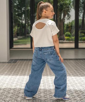 شلوار جین بچگانه ملورینا مدل 41302