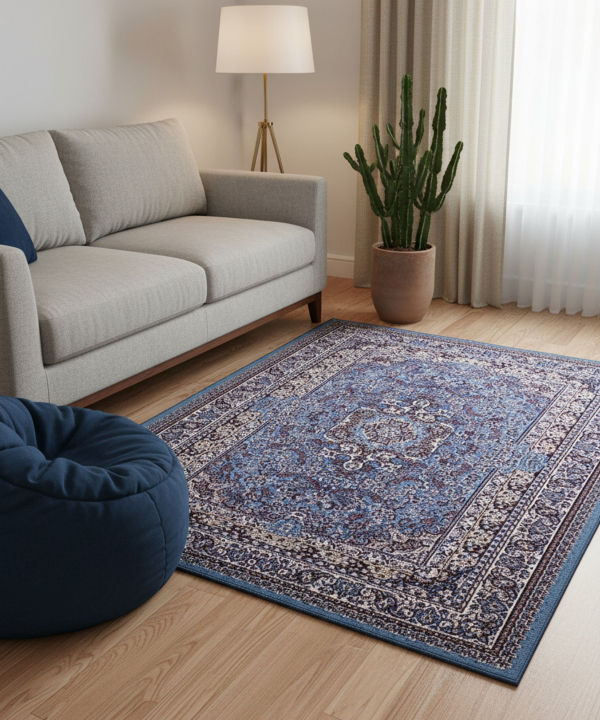 فرش ماشینی مستطیل بریلنت مدل HJ11791 ابعاد 230x160 سانتی متر