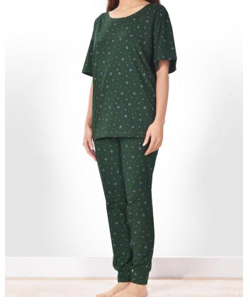 ست تيشرت و شلوار زنانه ناربن مدل WS4034