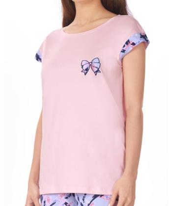 ست تيشرت و شلوار كوتاه زنانه ناربن مدل WS4043