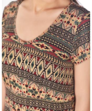 پيراهن آستين كوتاه زنانه ناربن مدل WD4038