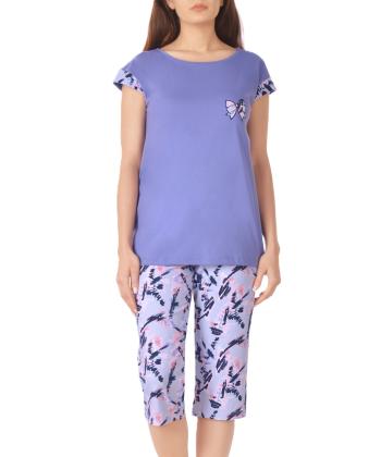 ست تيشرت و شلوار كوتاه زنانه ناربن مدل WS4043