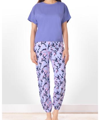 ست تيشرت و شلوار زنانه ناربن مدل WS4044